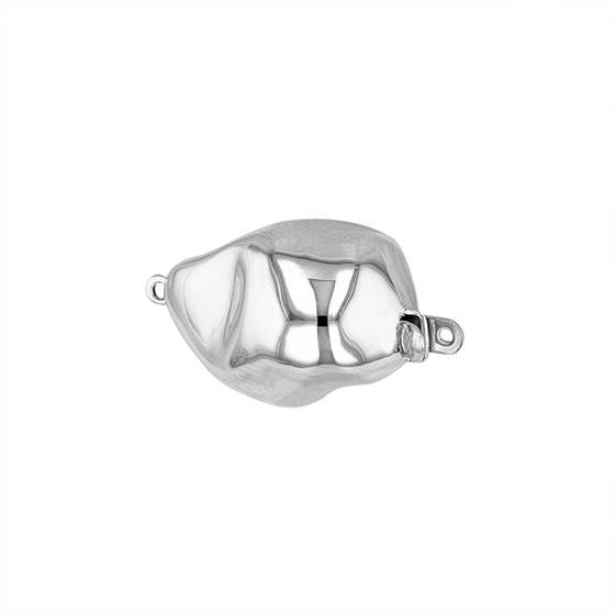 14kw 13x19mm bean shaped bead clasp