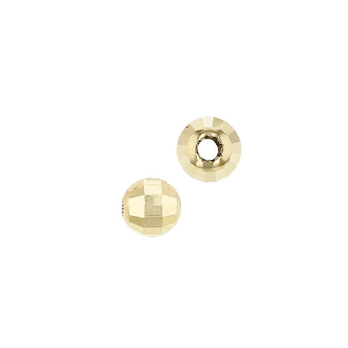 14ky 4mm mirror bead 1.5mm hole