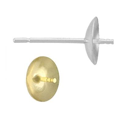 18K PEARL STUD EARRING 4865-18K