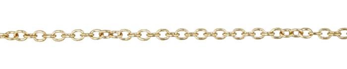 14K Gold Chain 3.0mm Width Oval Cable Chain