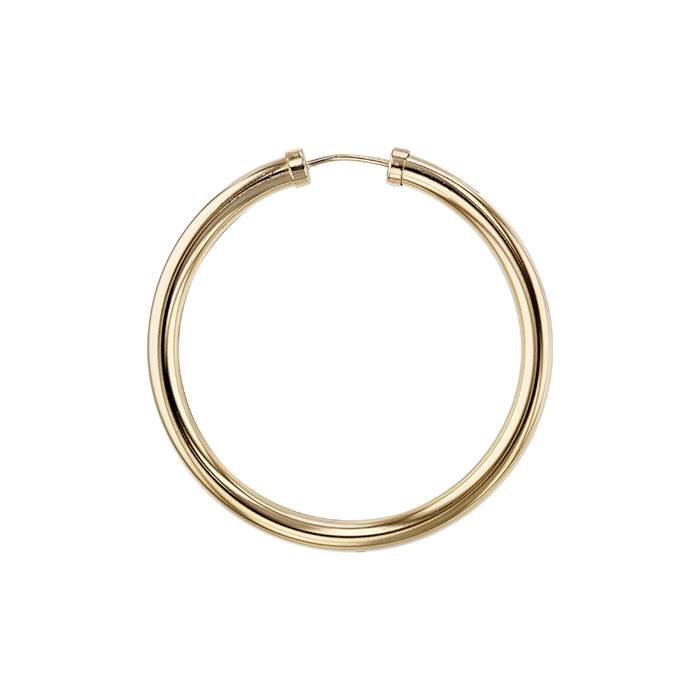 gf 3x35mm endless hoop earring