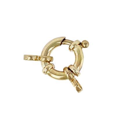 14K Bolt Springring Clasp