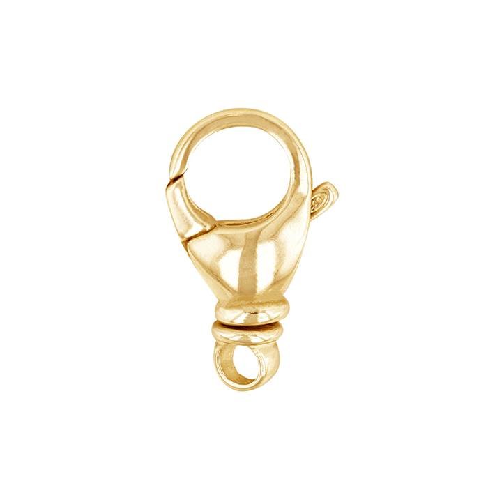 gold vermeil trigger clasp