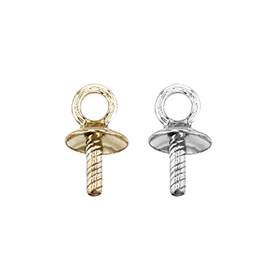 14K Pearl Cup Pendant With Jumpring