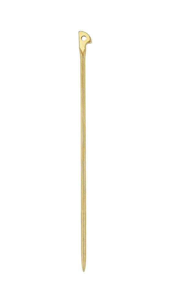 gold plated brooch pinstem goldplated