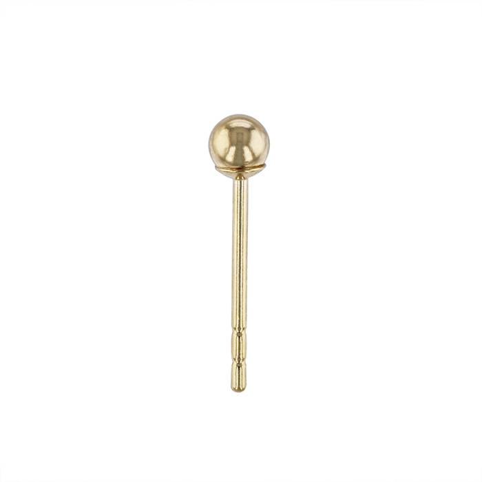 gf 3mm ball stud earring