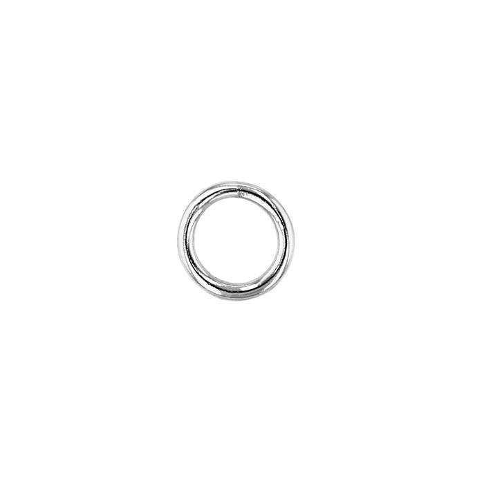 18kw 4mm soldered jump ring 0.63mm thick
