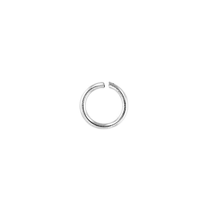 sterling silver 3.0mm open jump ring 0.38mm thick (21 gauge wire)