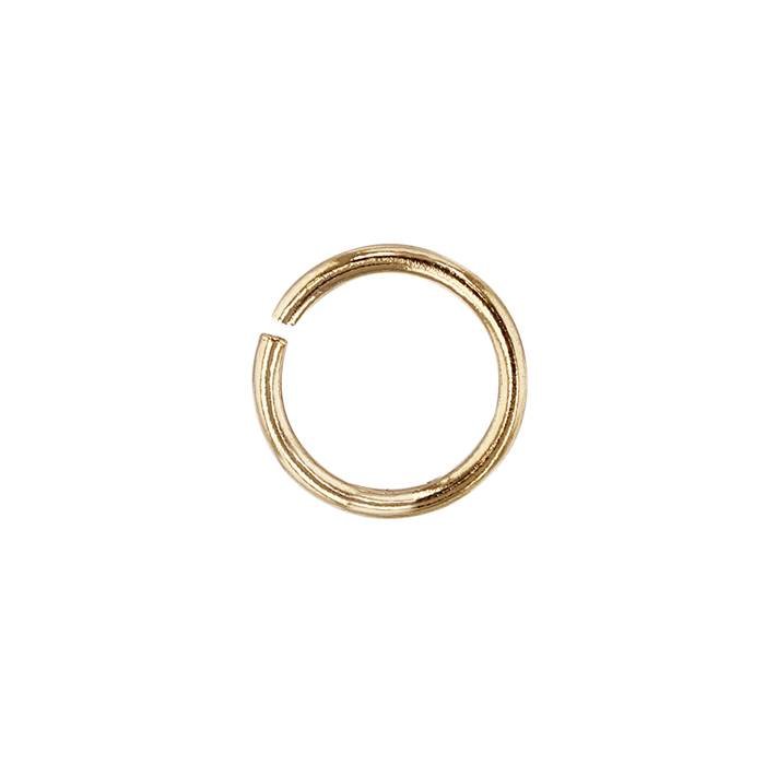 18ky 7mm open jump ring 0.76mm thick (21 gauge wire)