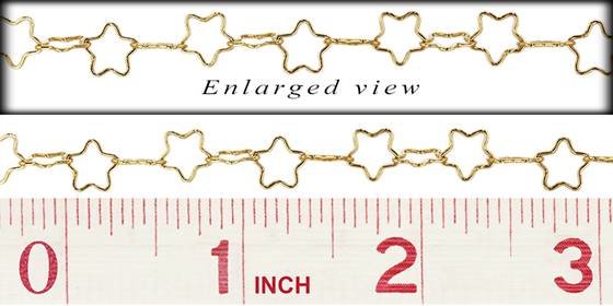 gf 8.0mm chain width star chain
