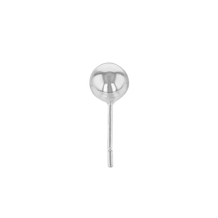 ss 4mm ball stud earring
