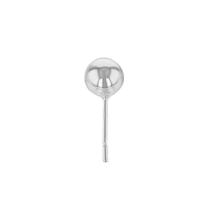 ss 5mm ball stud earring