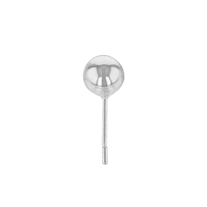 ss 6mm ball stud earring