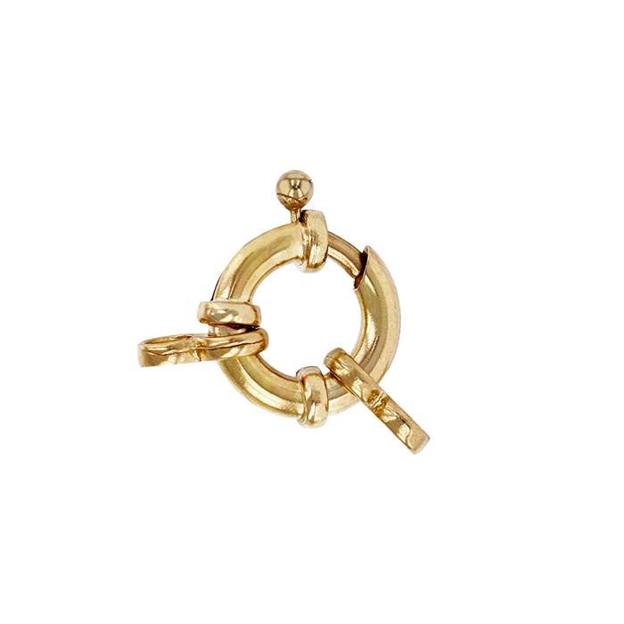 gf 11.6x3mm springring clasps with figure 8 rings