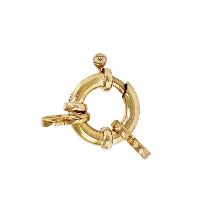 gf 15.5x3mm springring clasps with figure 8 rings