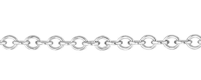 14K Gold Chain 3.0mm Width Oval Cable Chain