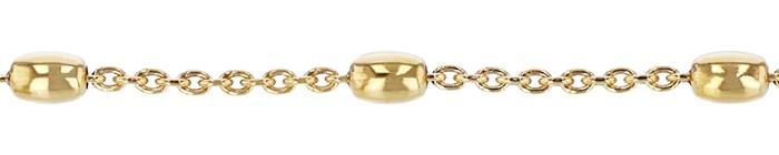 2.5x3mm Width Oval Satellite Gold Filled Chain