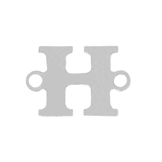 ss 24 gauge block style letter h connector