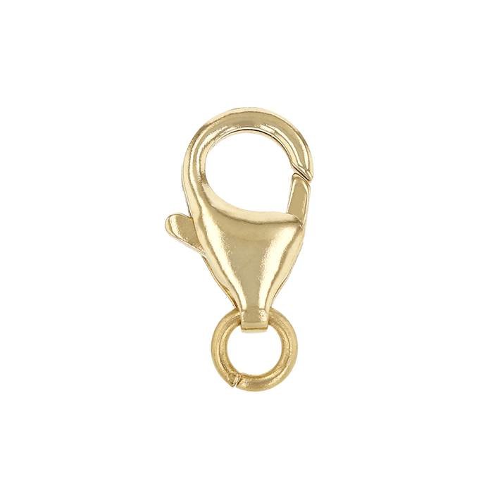 18ky 11.9mm oval trigger clasp with open jumpring