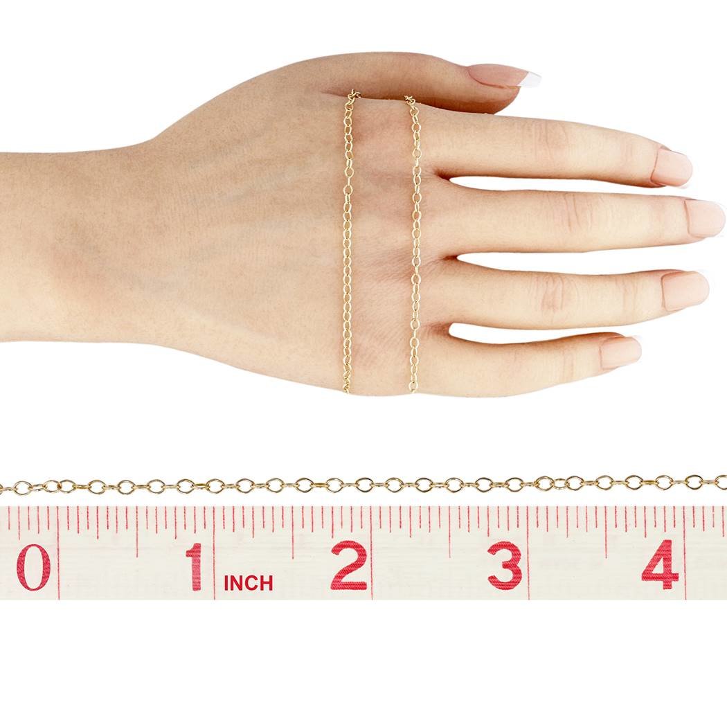 14ky 2.1mm chain width round cable chain