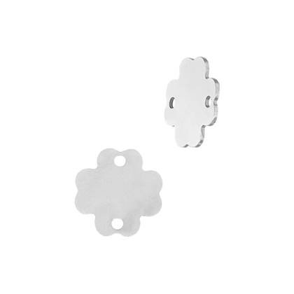 Sterling Silver Clover Connector