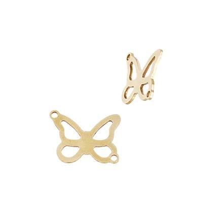 Gold Filled Butterfly Outline Connector
