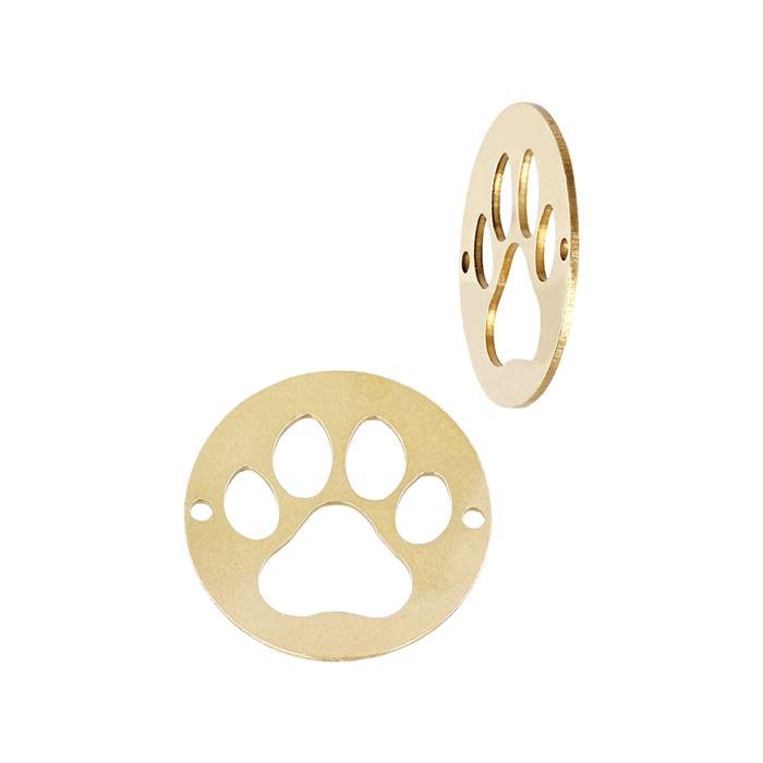 gf 11.6x11.6mm dog paw coin connector