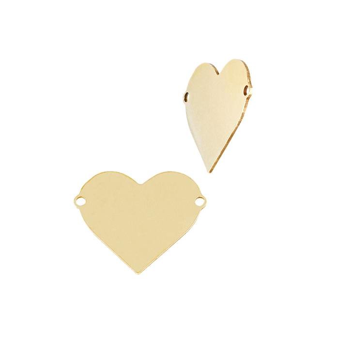 gf 10.5x7.9mm solid heart connector