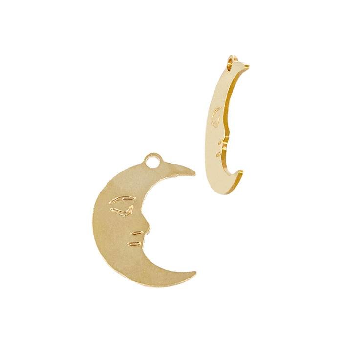 gf 10.4x13.8mm man on moon charm