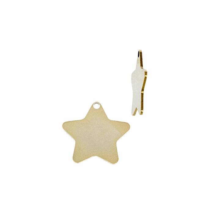 gf 7x7mm solid star charm
