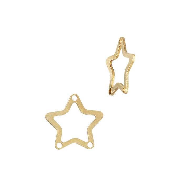 gf 11x10.5mm star outline connector with 3 rings