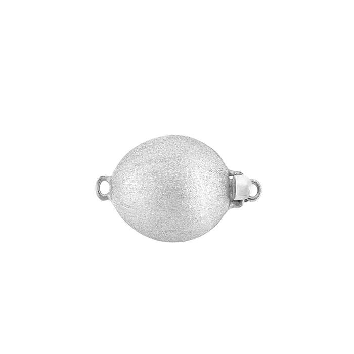 14kw 9mm matte bead clasp