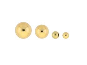 Gold Filled Round Seam Bead