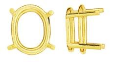 14K OVAL DOUBLE WIRE SETTING 5761-14K