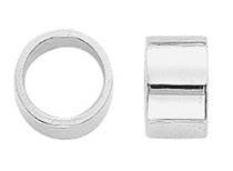 platinum 6.5mm 1.0ct tall round tube with seat bezel