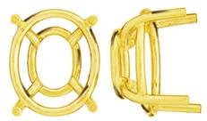 14K OVAL DOUBLE WIRE TAPER BASE SETTING 7678-14K