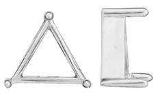 14kw 9mm 2.5ct triangle setting with single prong