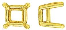 14K PRINCESS DOUBLE WIRE SETTING 8050-14K