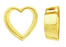 14K HEART BEZEL SETTING 8211-14K