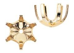 14K ROUND 6 PRONGS PEARL SETTING 8417-14K