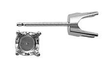 PRECUT LIGHT WEIGHT 4 PRONG STUD EARRINGS