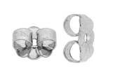 platinum 6x0.76mm earring friction earnut