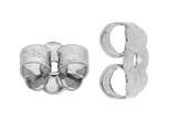 platinum 6x0.76mm earring friction earnut