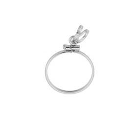 sterling silver 18x1.2mm 1.2mm thick us dime coin bezel
