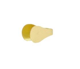 gold filled 4mm solder flush end cap