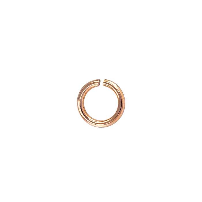 14kr 4.0mm open jump ring 0.63mm thick