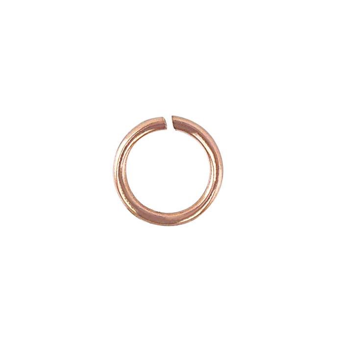 14kr 5.0mm open jump ring 0.63mm thick