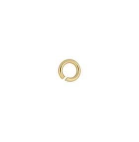 14ky 4mm open jump ring 0.76mm thick