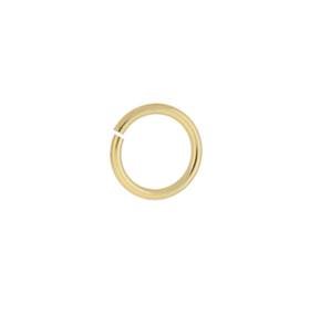 14ky 7.5mm open jump ring 0.9mm thick
