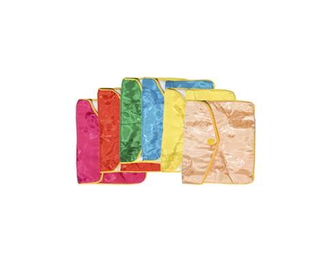 assorted color silk pouches size-b